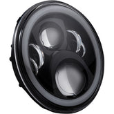 Custom Dynamics 7" Halo Headlamp With Touring Adapter